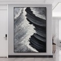 Strand Wellen Abstract 04 Wandkunst Minimalismus